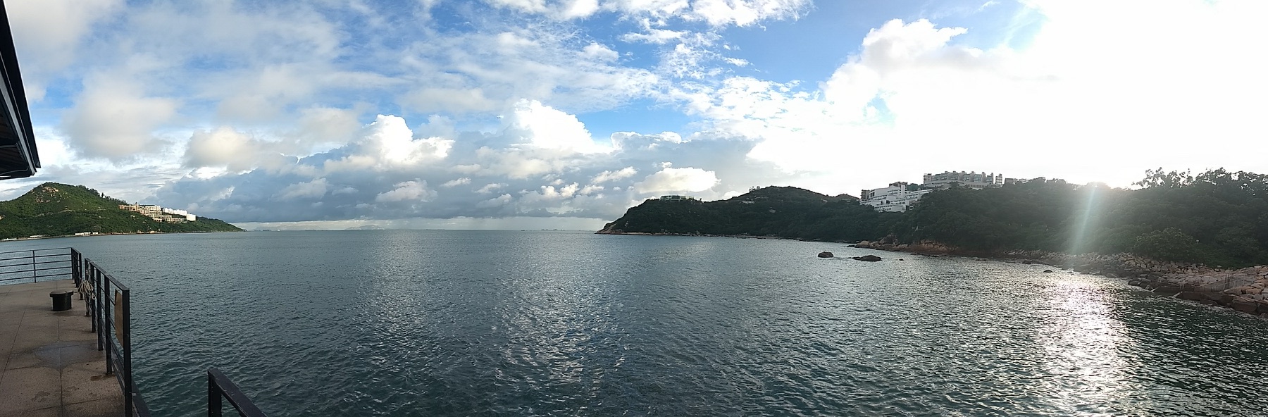 Stanley waterfront and bay on the south side of Hong Kong Island