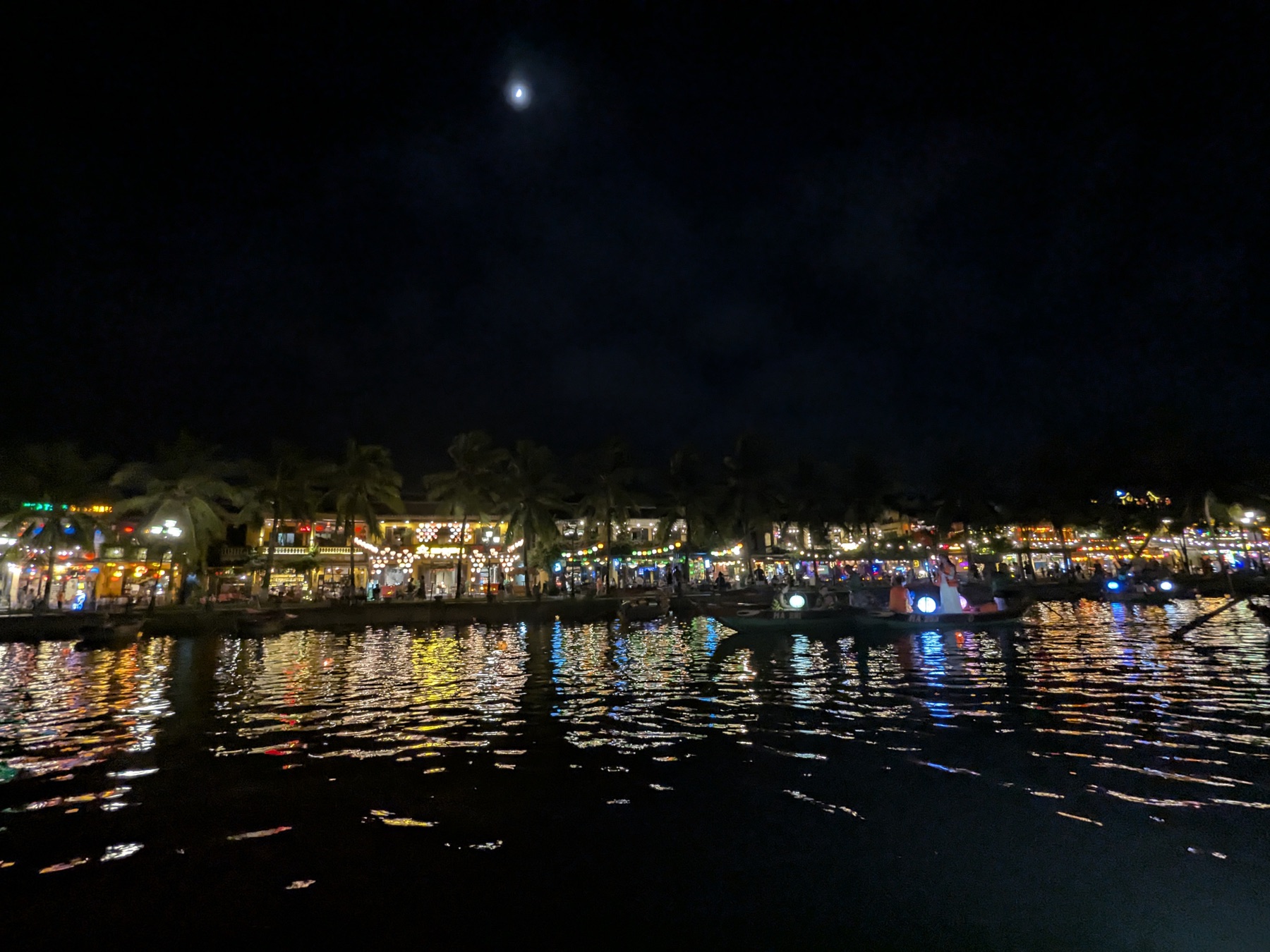 Hoi An riverfront at night